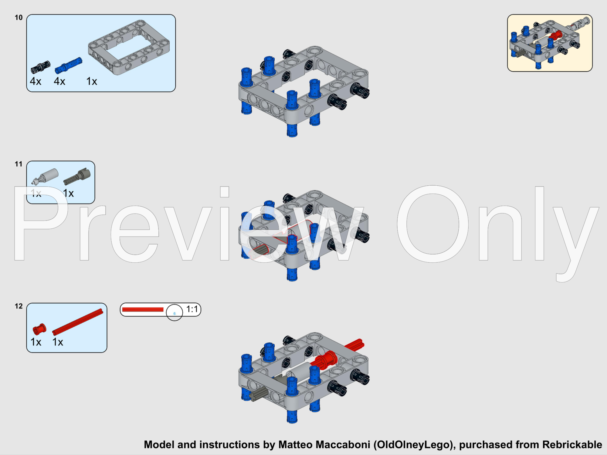 lego 42078 c model instructions