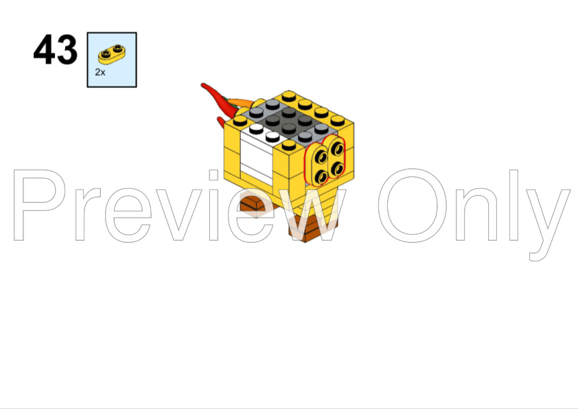 LEGO MOC Bricheadz: Fnaf 2: Withered: W.Chica (2.0) by