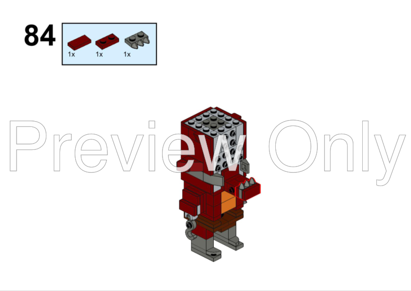 LEGO MOC Bricheadz: Fnaf 2: Withered: W.Freddy (2.0) by  gamesandmovierecreation