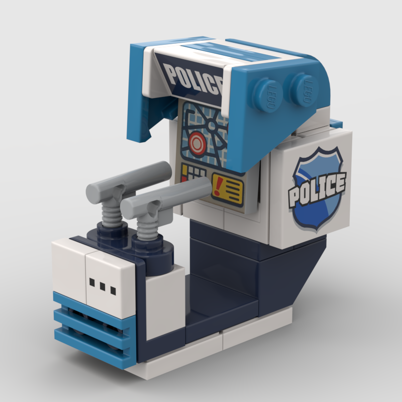 Mini-Arcade Cabinet Police Crisis