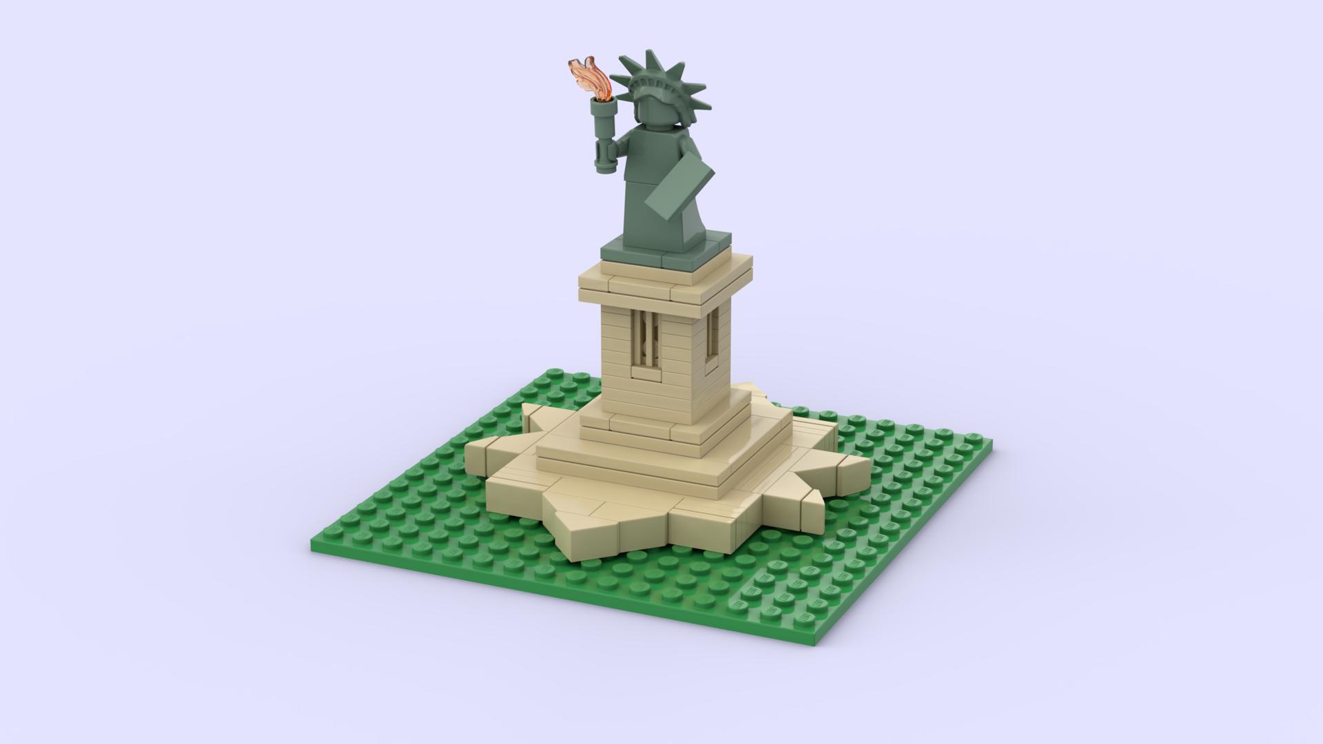 Display Base for Lady Liberty