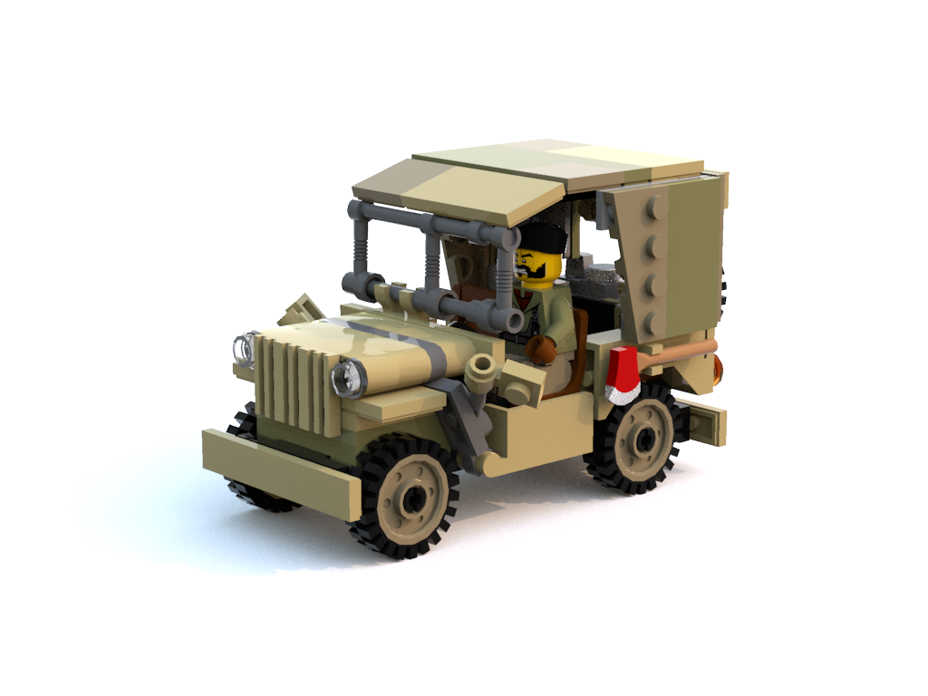 Willys Jeep with detachable roof