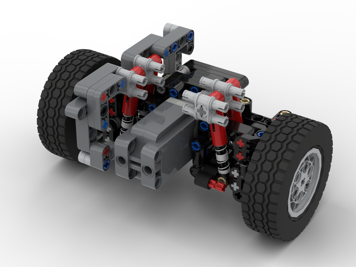 13 stud front axle with PU steering and suspension