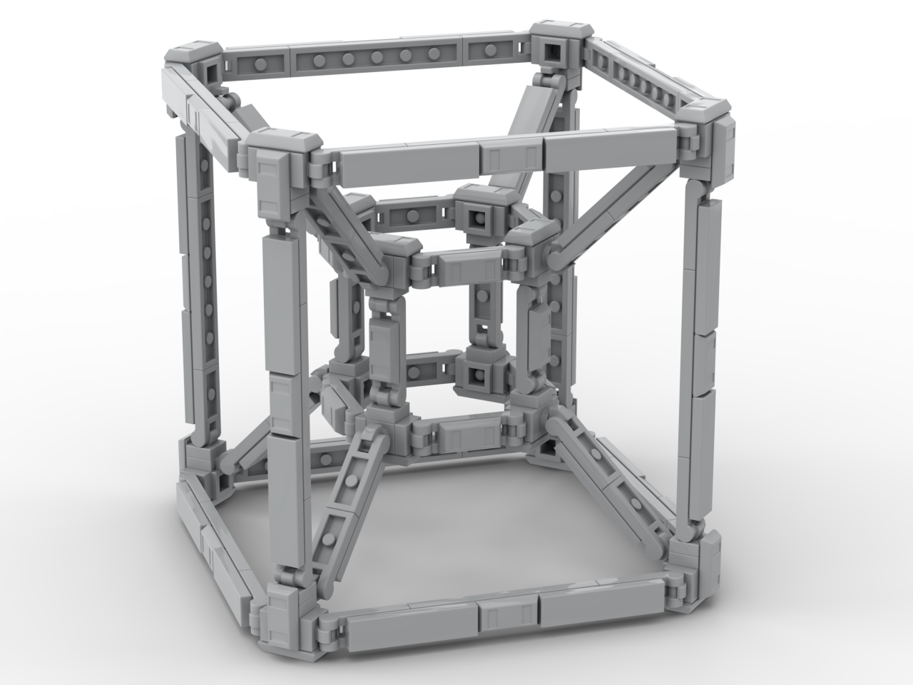 Four-Dimensional Hypercube (MOC-100693) - LEGO MOC | MOC Tracker