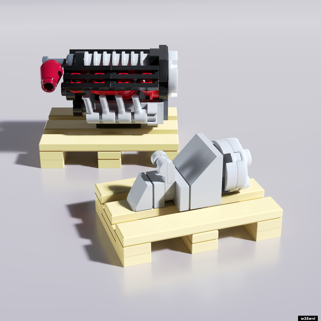 Engine V8 6.2L HEMI (1:24 scale)