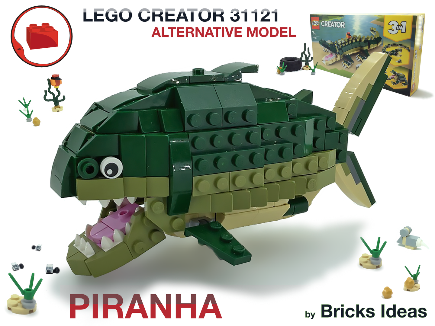 Big Piranha - Lego Creator 31121