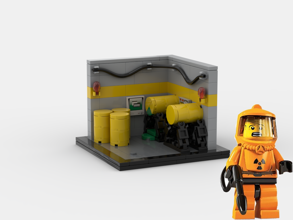 Display Base for Hazmat Guy