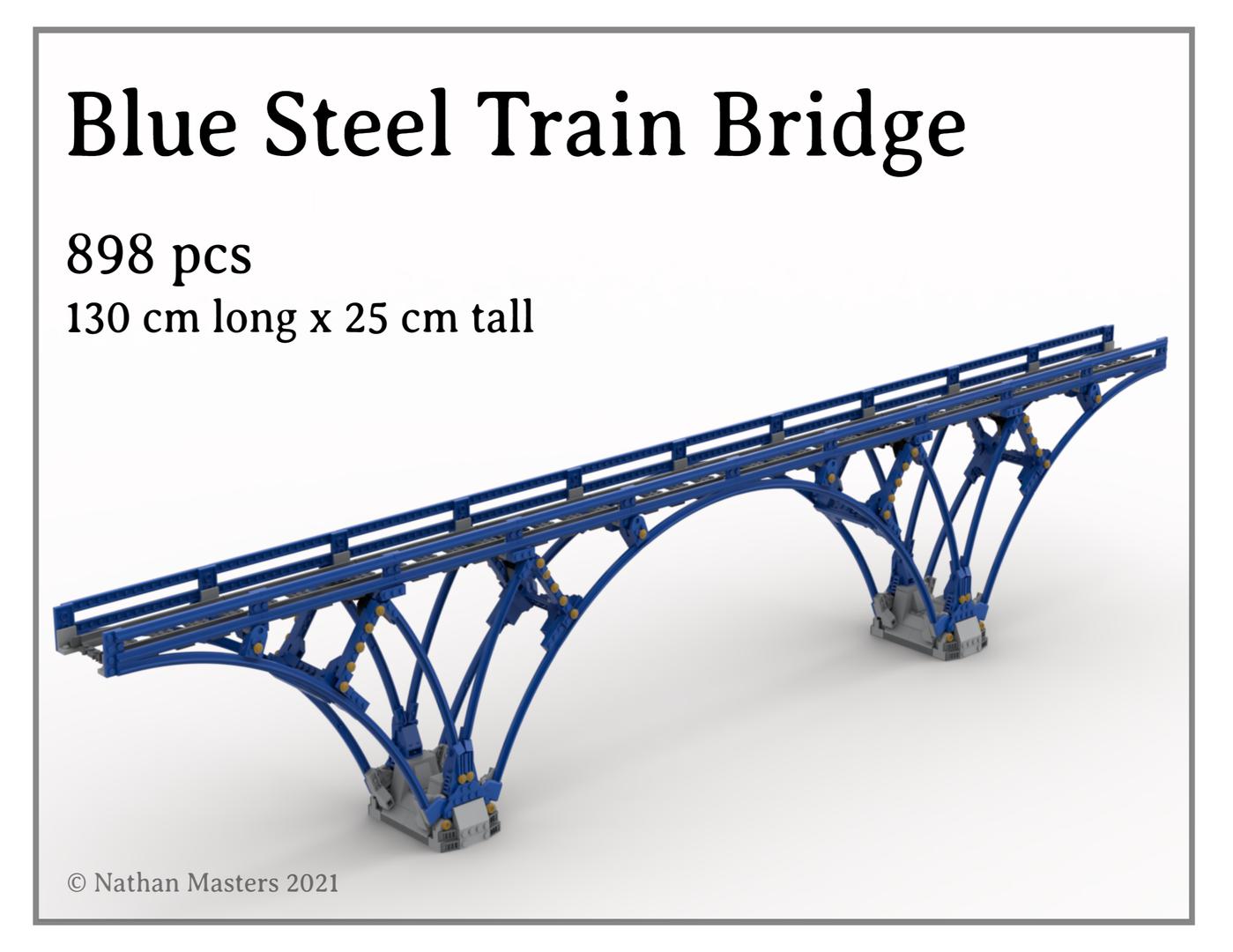 Blue Steel Train Bridge