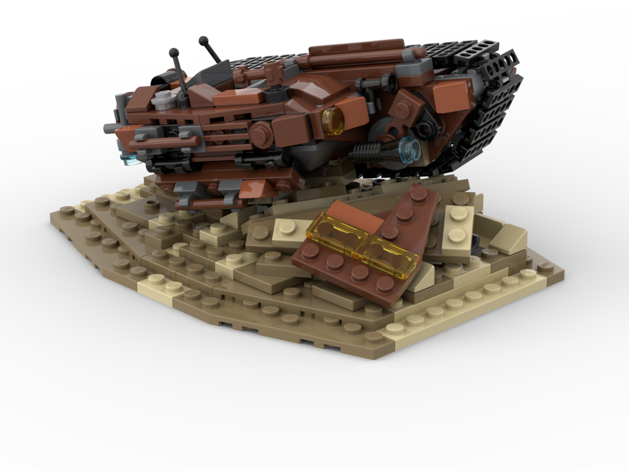 Jawa's Speeder and Stand alternate build