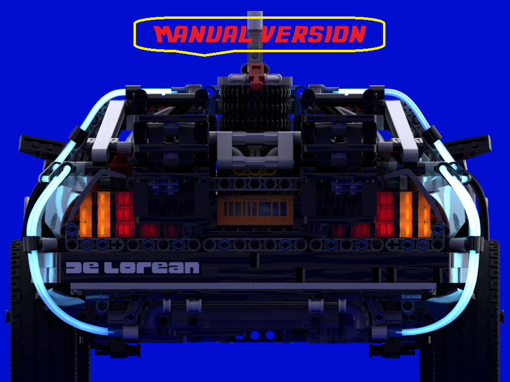Part 2 BTTF LEGO Technic Delorean Manual Version