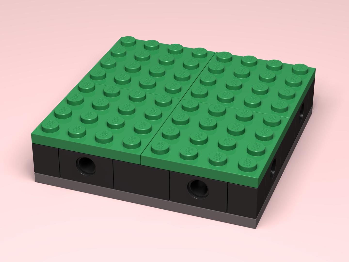 Small modular baseplate - 8 x 8
