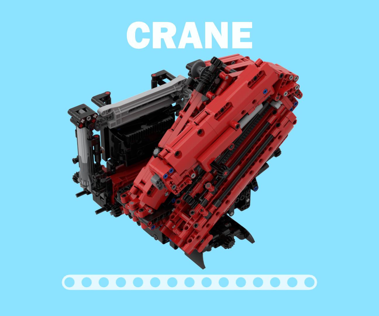 Large  knuckle boom crane