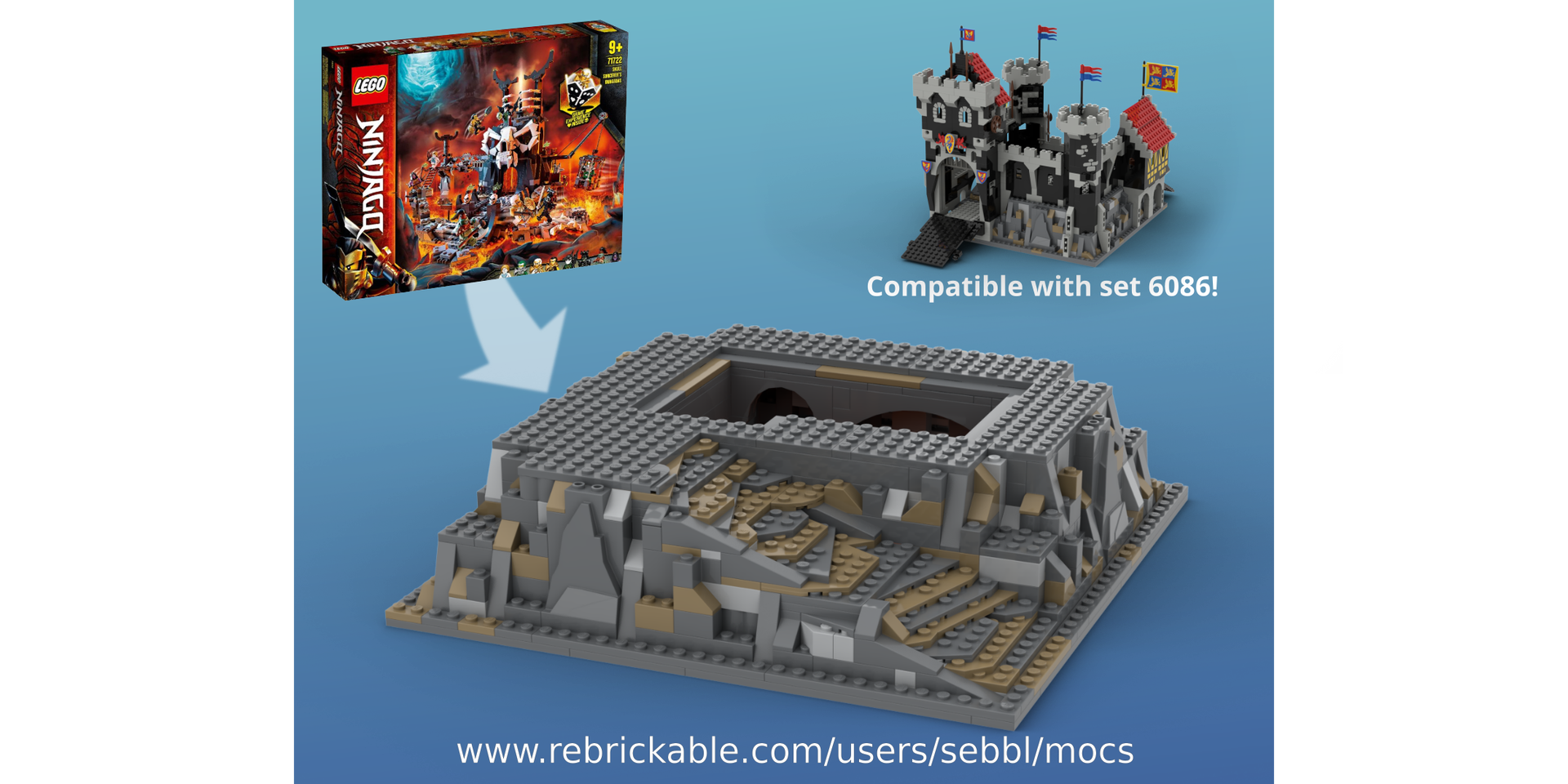 Ramped Raised Baseplate from 71722