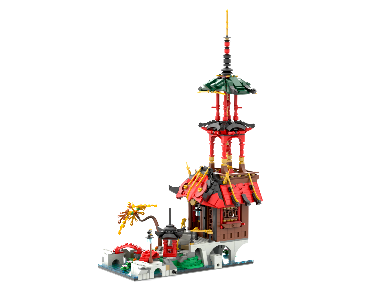 Ninjago City Garden Modification