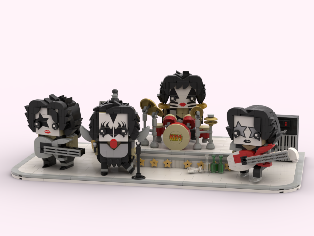 Kiss - All Band Members + Stage and images for custom prints