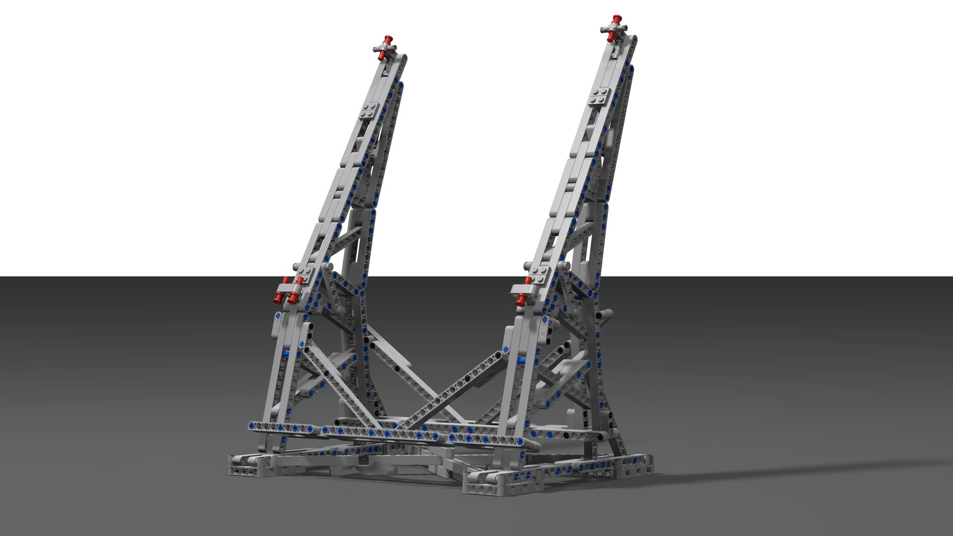 Efferman's Vertical Stand for Millennium Falcon 75192