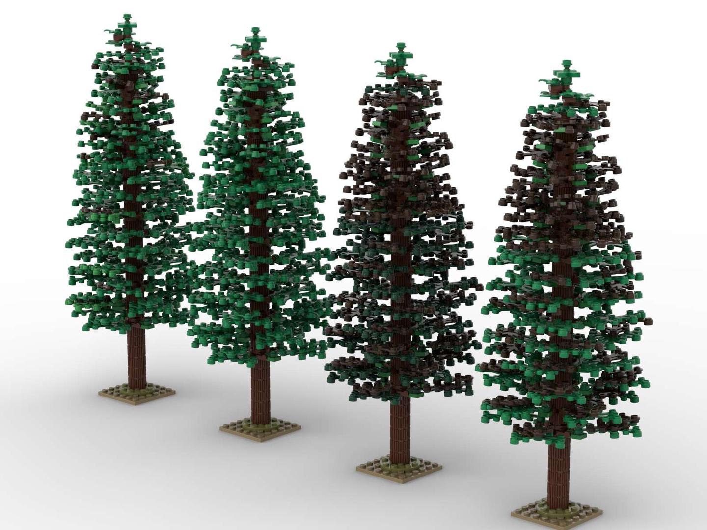 White Pine Tree Set