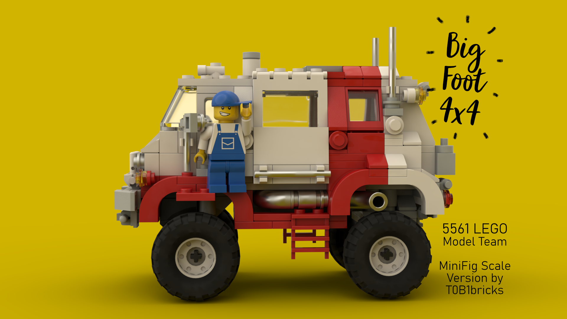 Big Foot 4x4 5561 - 6-Stud-Version / Minifig-Scale