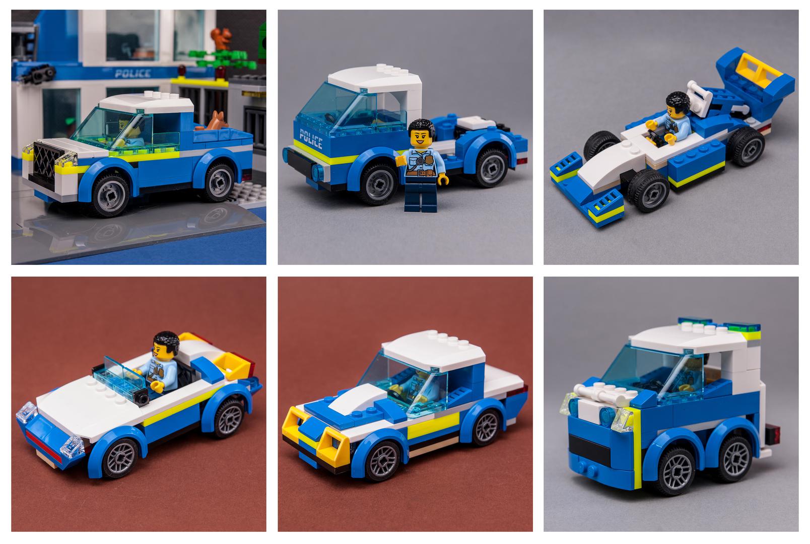 60316 Police Van rebuild models alternate build