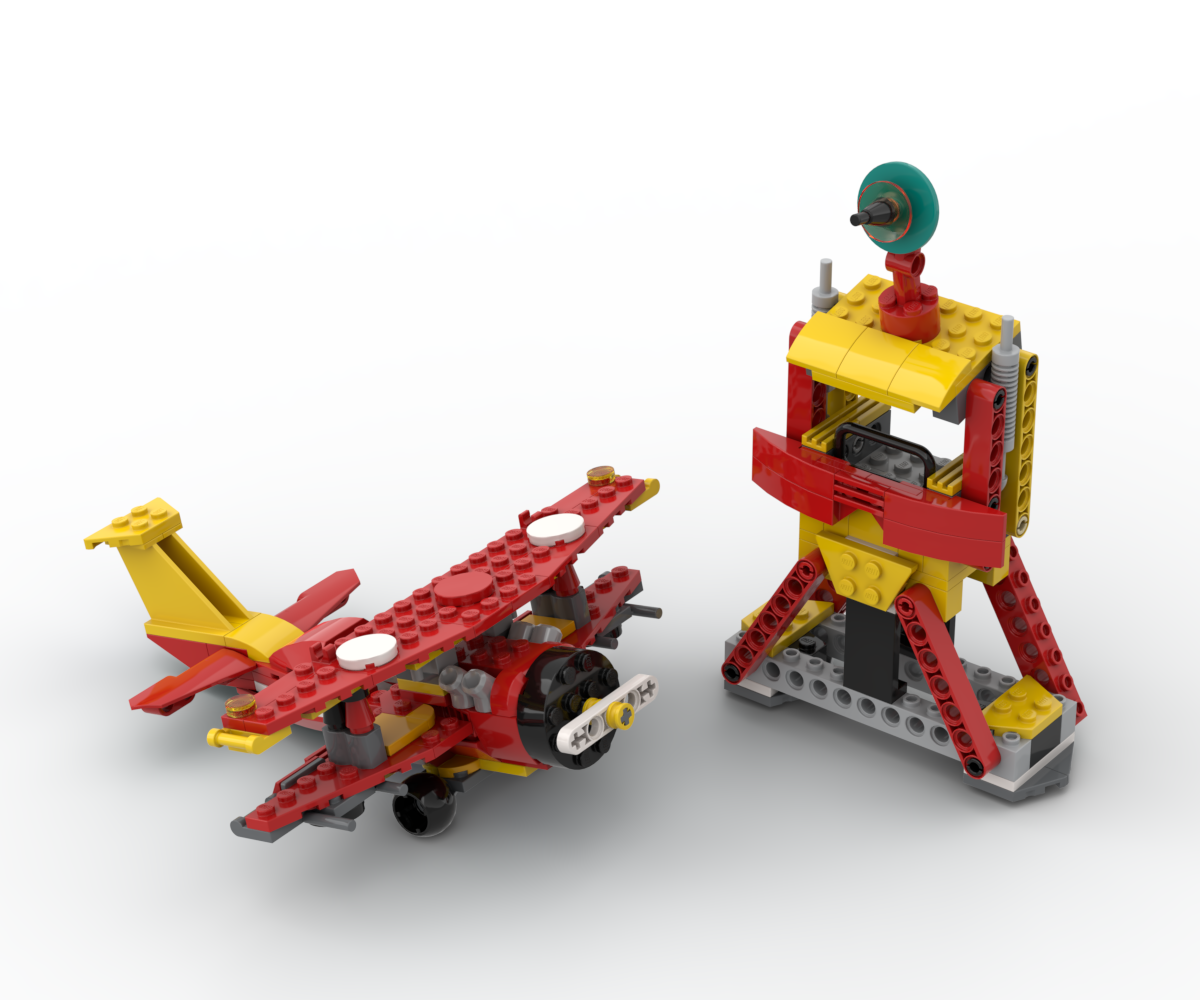 80008 Monkie Kid's Biplane alternate build