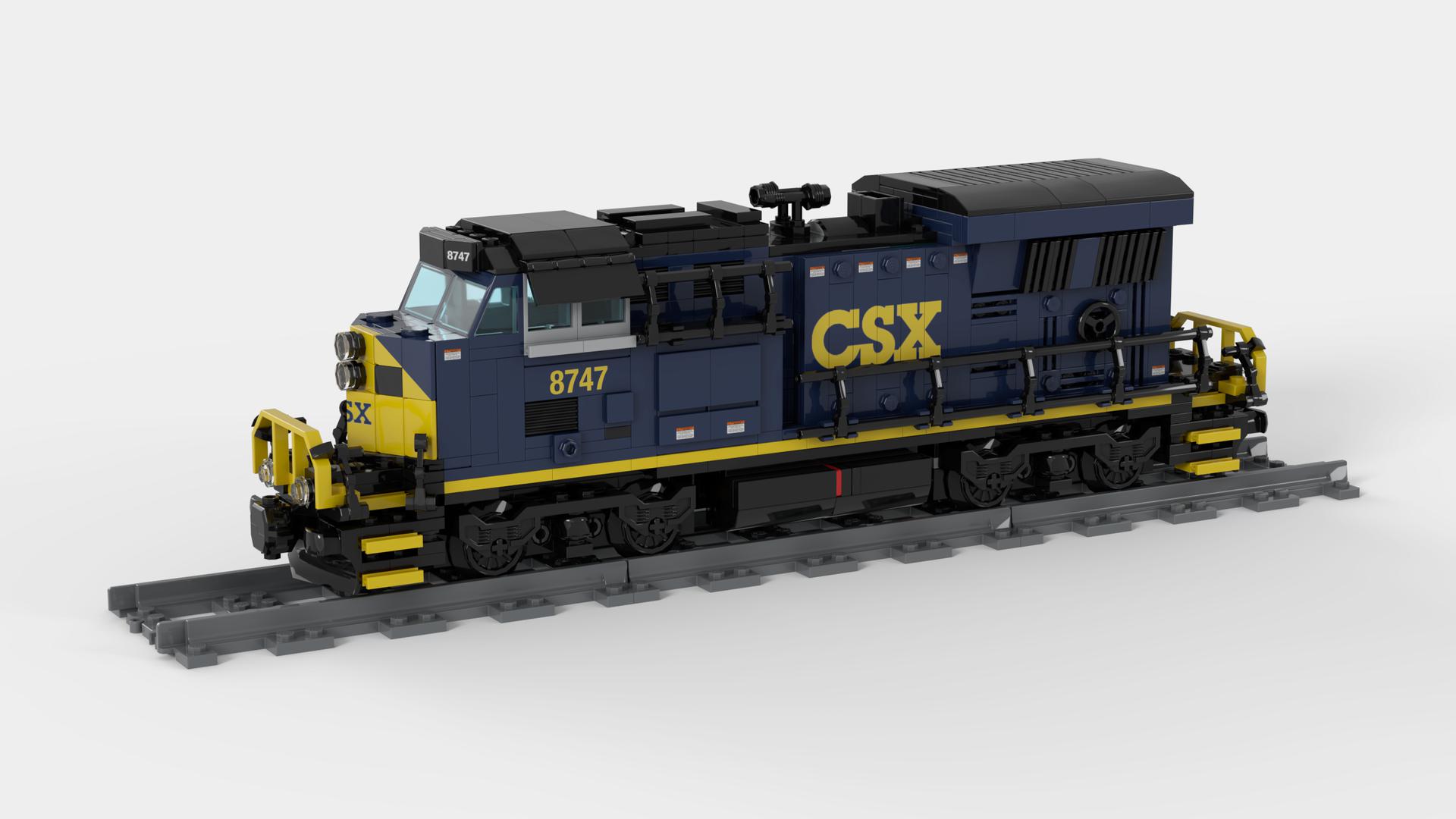 Cargo Train - AC4400CW CSX Train