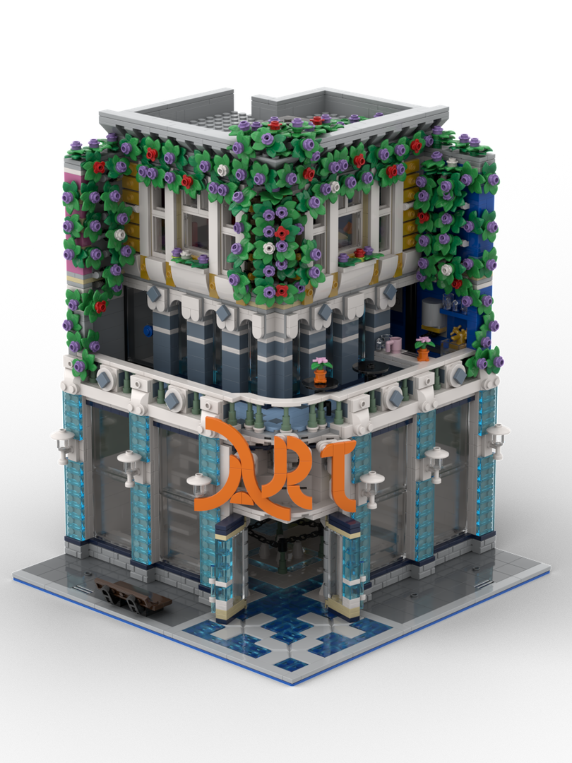 Lego Modular building ART gallery