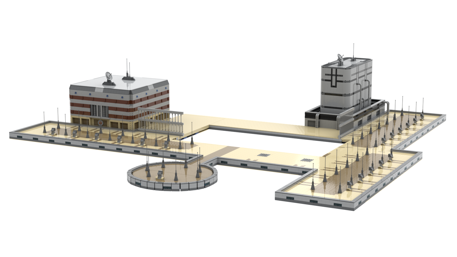 Dexter's Diner hub (outside) from LSW: The Video Game