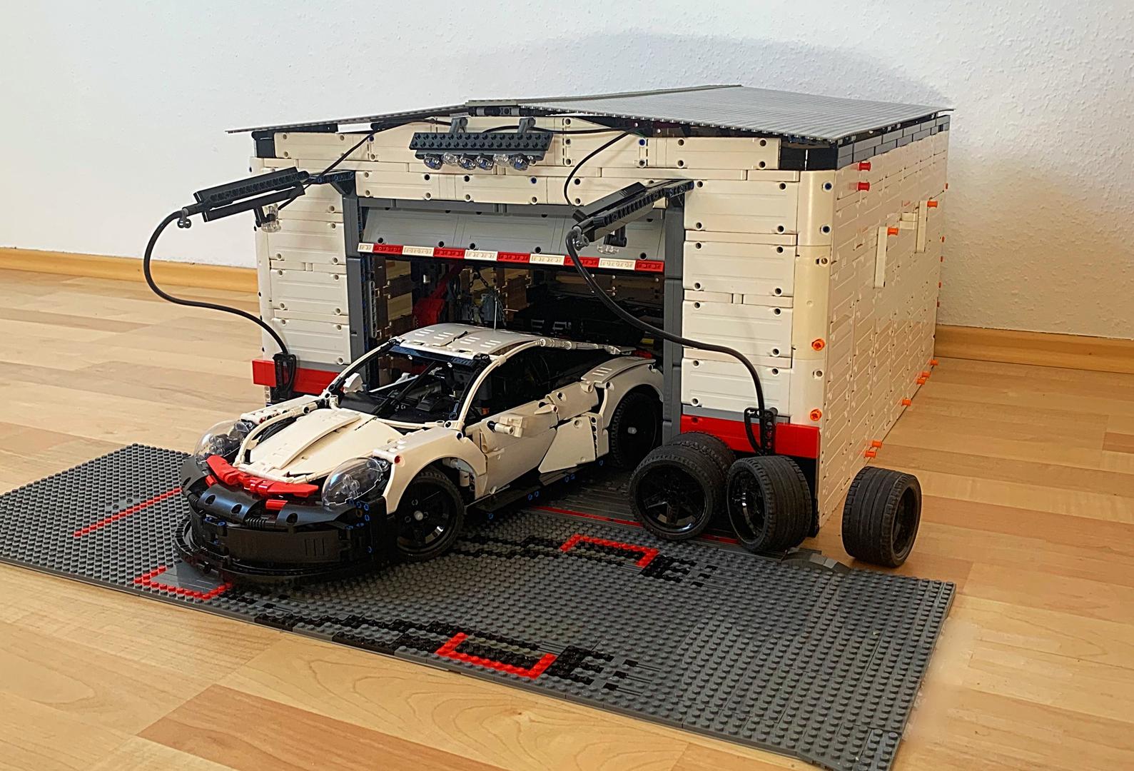 Porsche With Garage