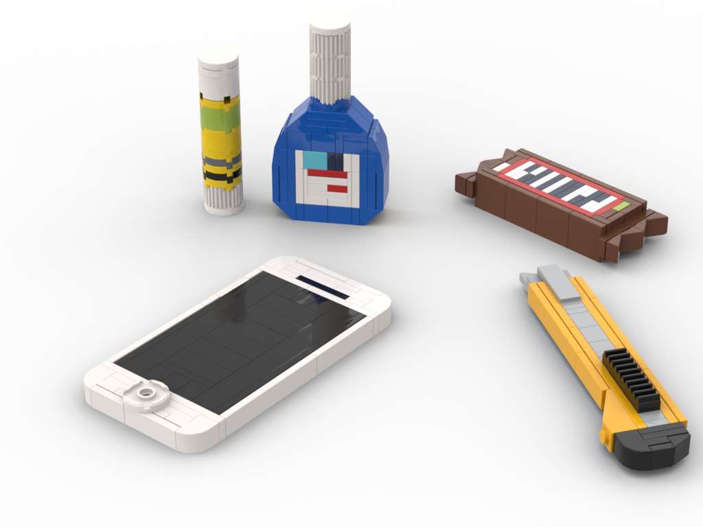 IPhone, Glue Stick, Whiteout, Box cutter &amp; snickers!!!