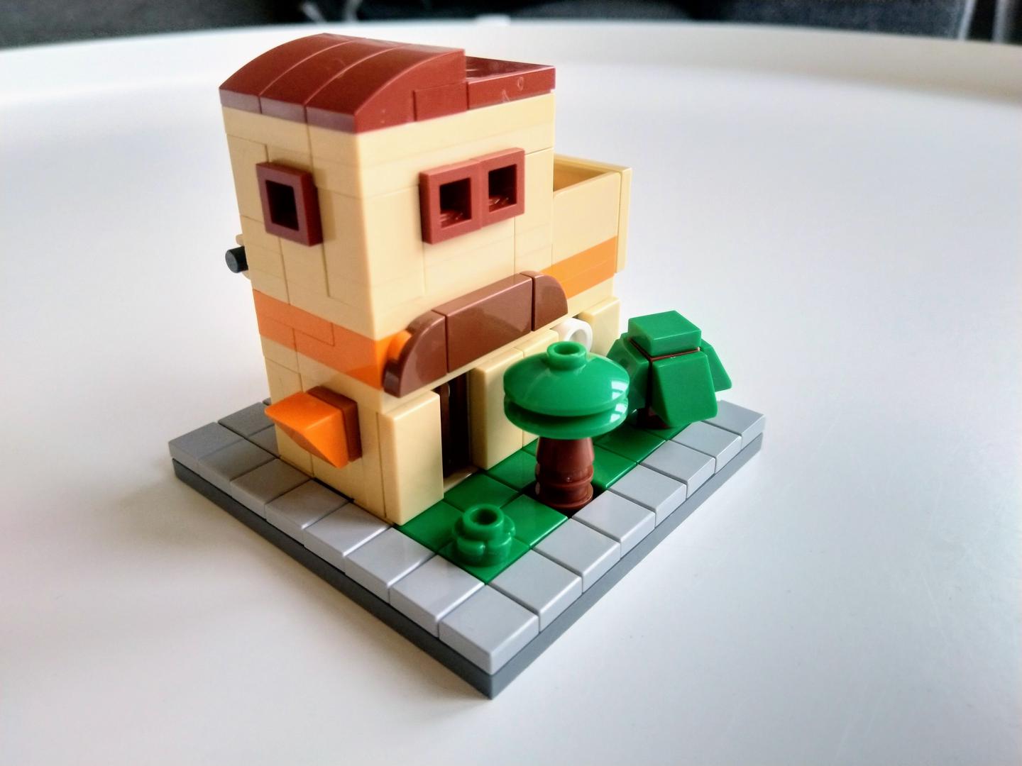 Micro house with garden