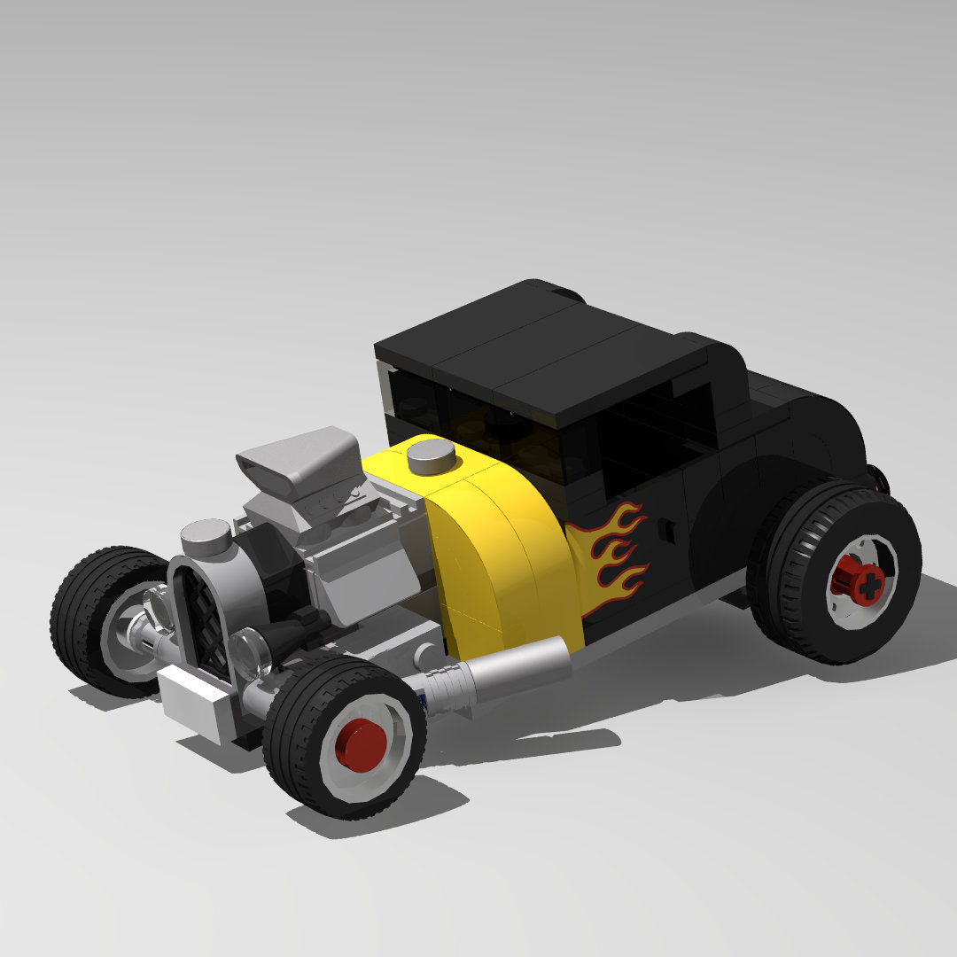 75875 Ford Model A Hot Rod 8 Wide Mod