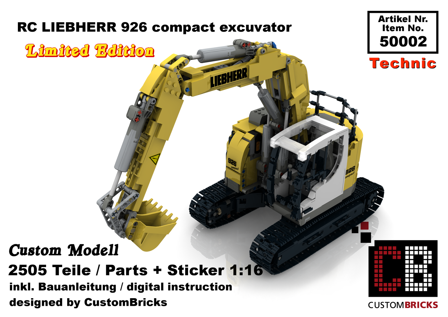 Custom RC LIEBHERR 926 compact excuvator