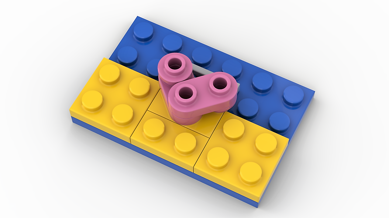 Solidarity with Ukraine (LEGO 40411 Alternate) alternate build
