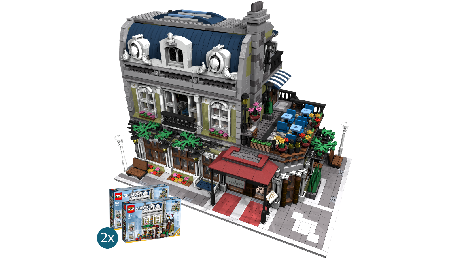 Parisian Restaurant Corner