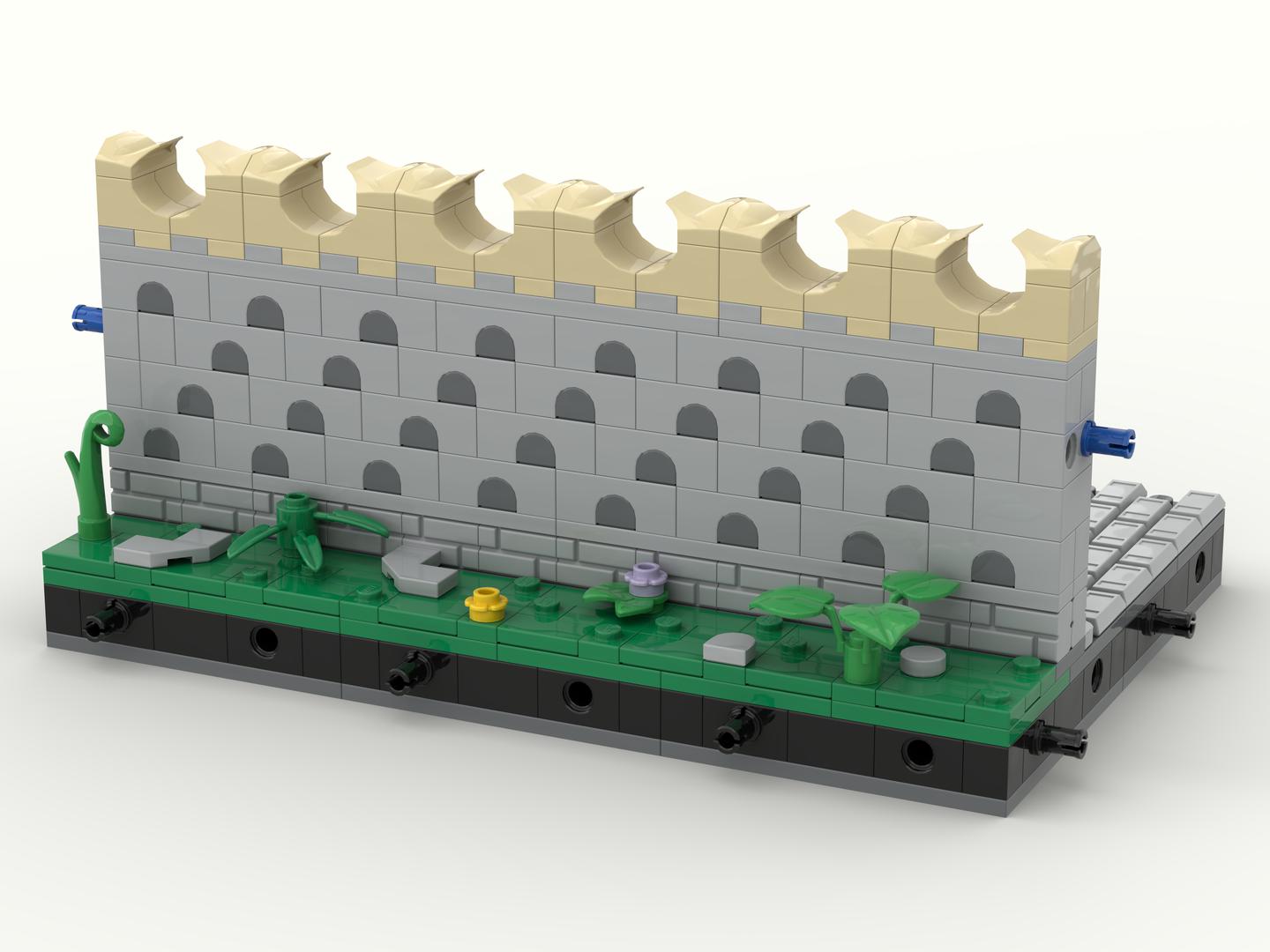 Modular castle wall - Study No. 1