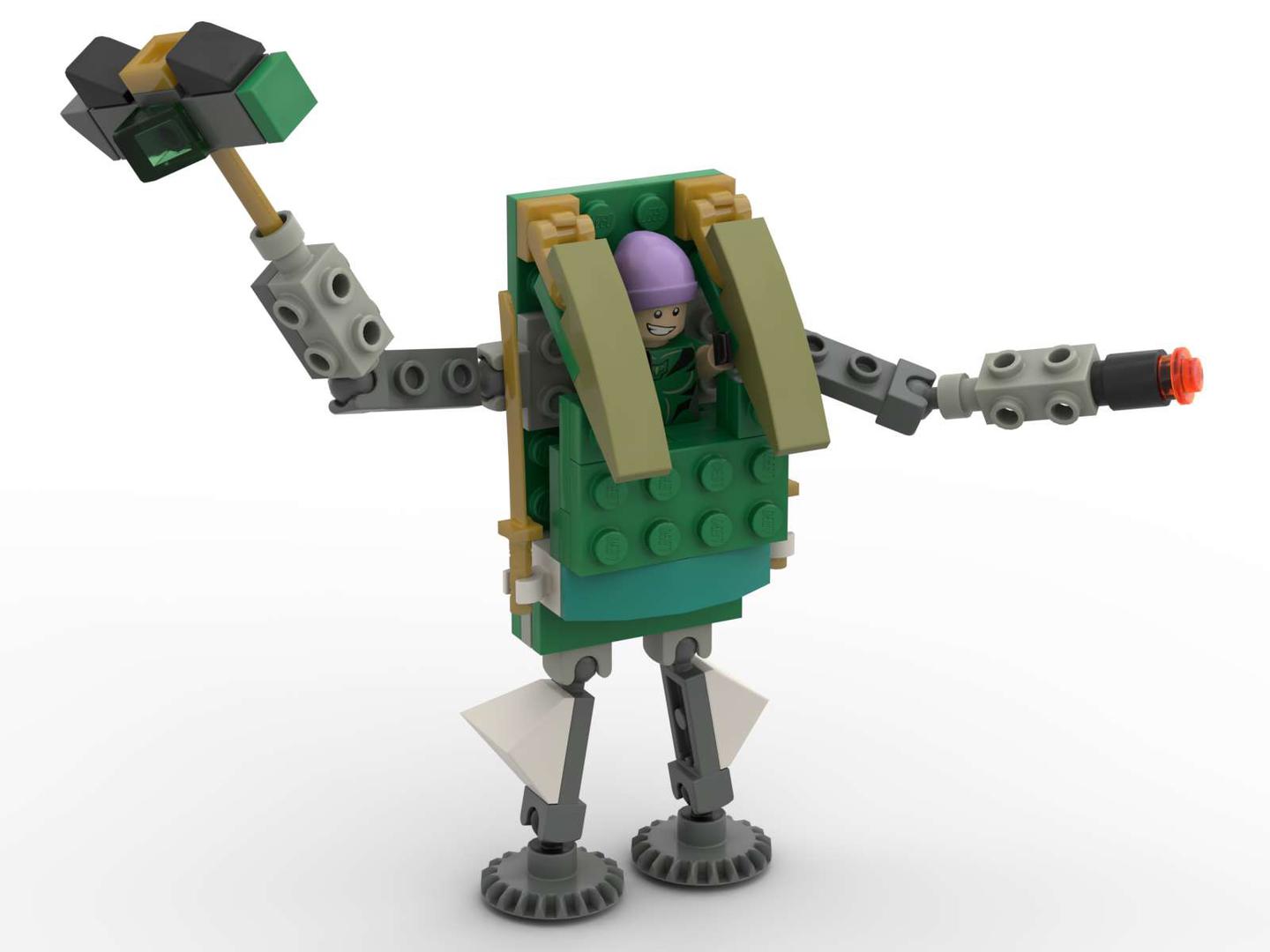 Green avatar robot