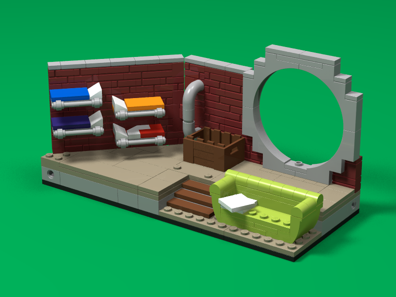 Modular Teenage Mutant Ninja Turtle Lair