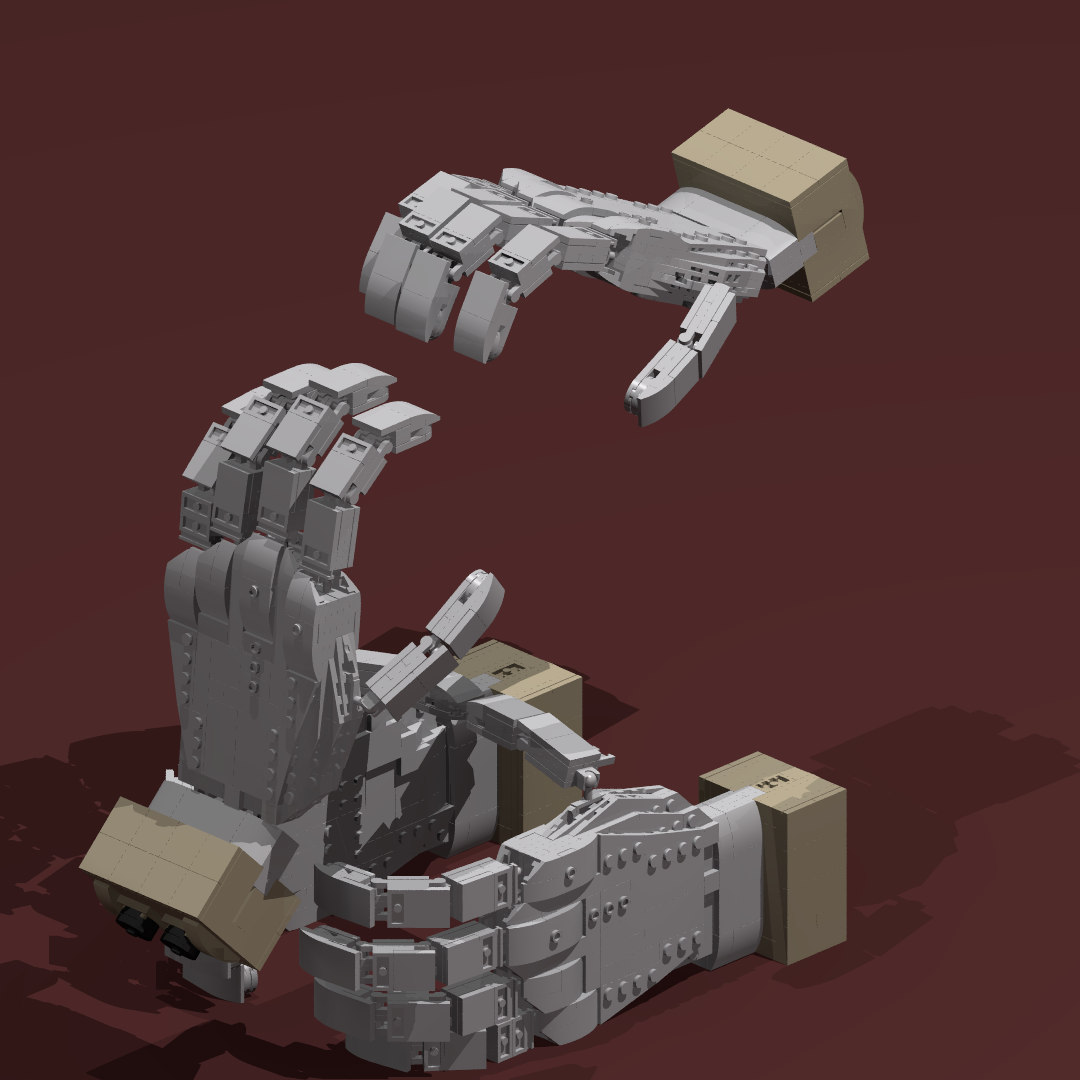 Shigaraki Tomura's hands pack