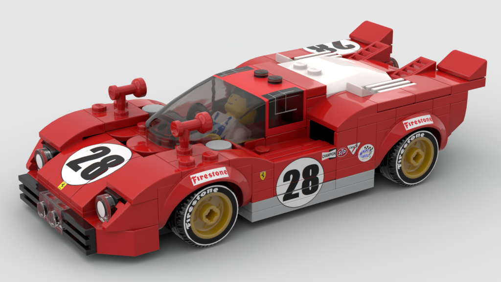 Ferrari 512 S "Berlinetta" - 3rd place 24hr Daytona 1970 - slotcar compatible