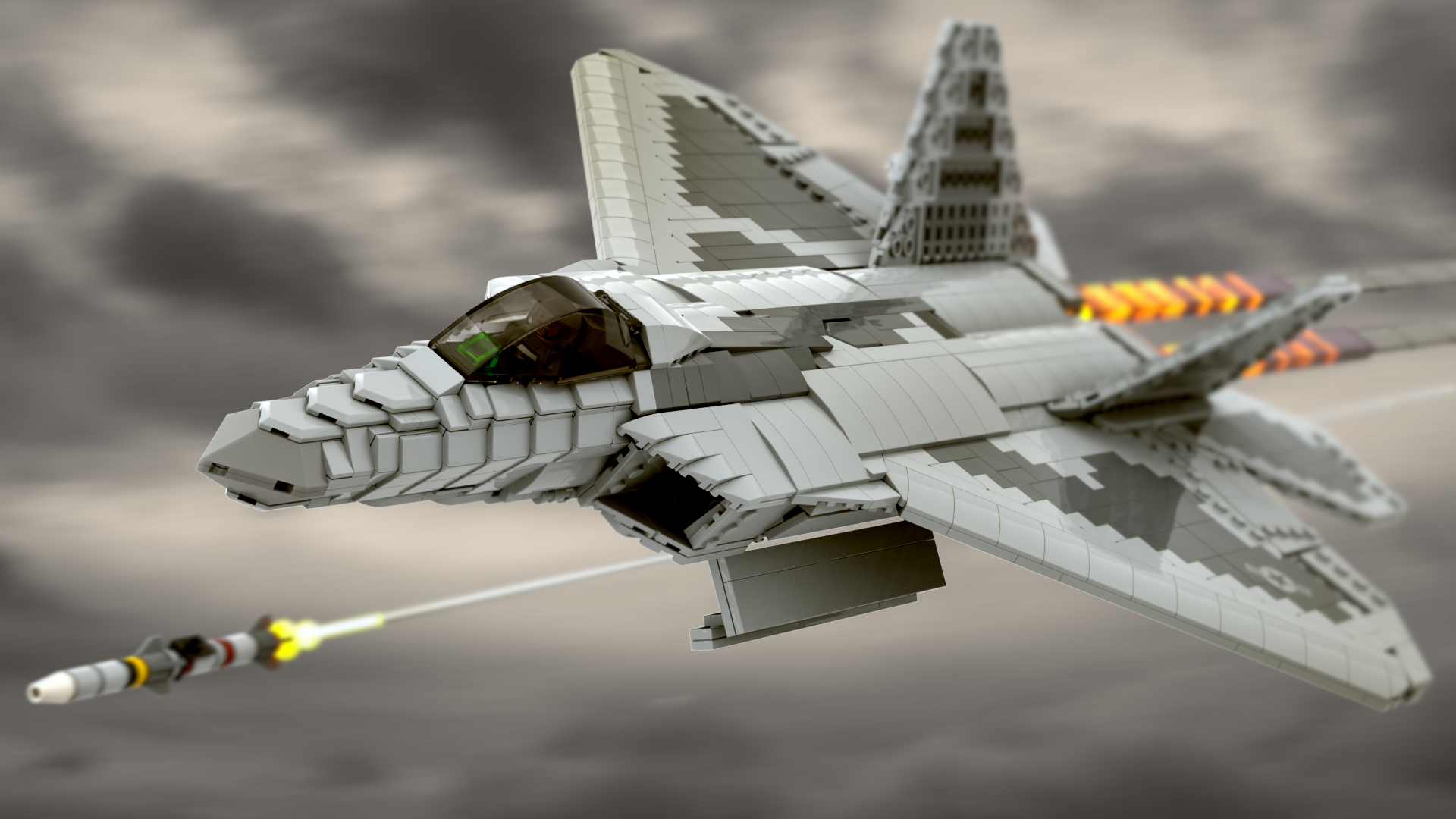 1:35 Scale F-22 Raptor