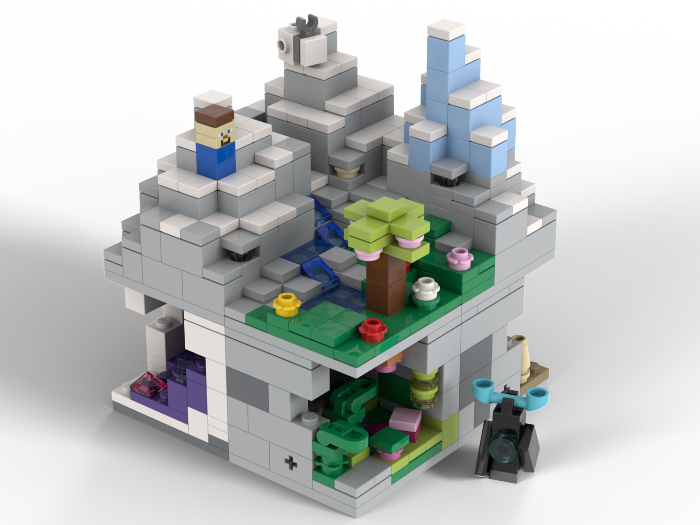 Caves and Cliffs - Minecraft Micro World