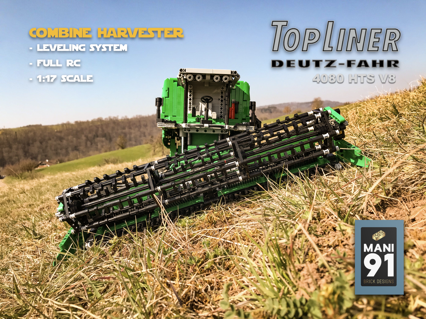 Combine Harvester Full RC (DEUTZ-FAHR TopLiner 4080HTS)