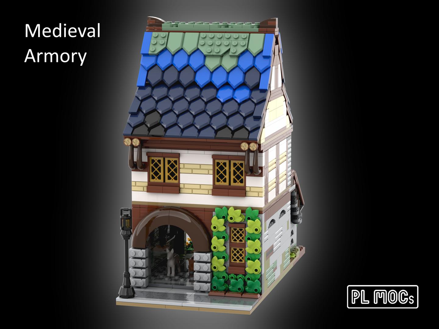 Medieval Armory - 21325 Medieval Blacksmith Alternative Build