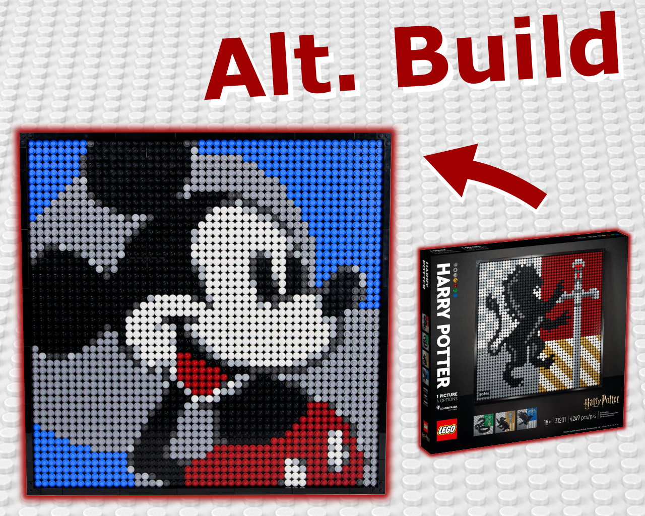 Mickey Mouse Art - Hogwarts Crests Alt Build alternate build