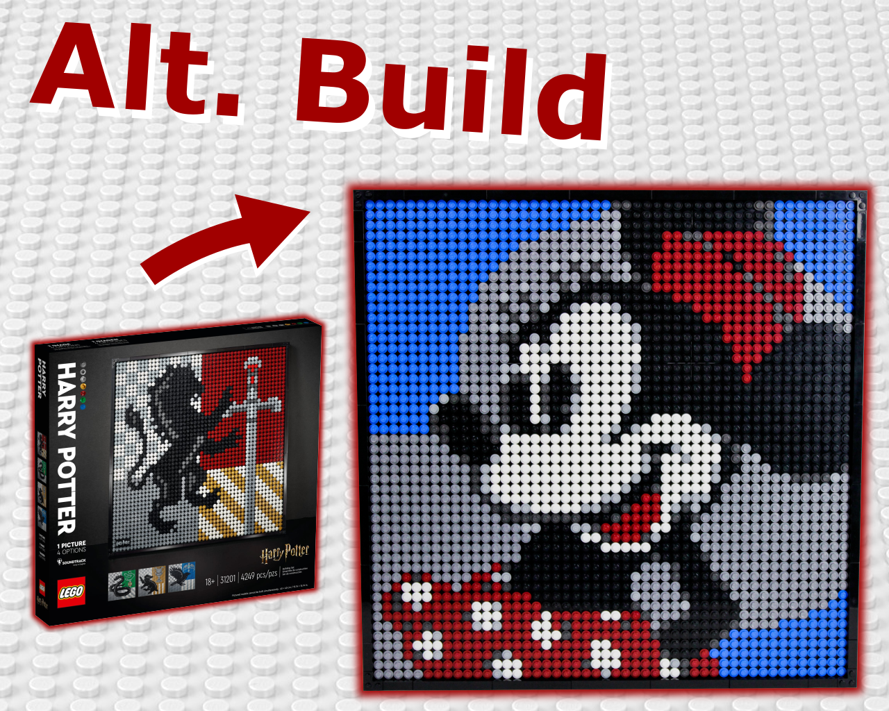 Minnie Mouse Art - Hogwarts Crests Alt Build alternate build