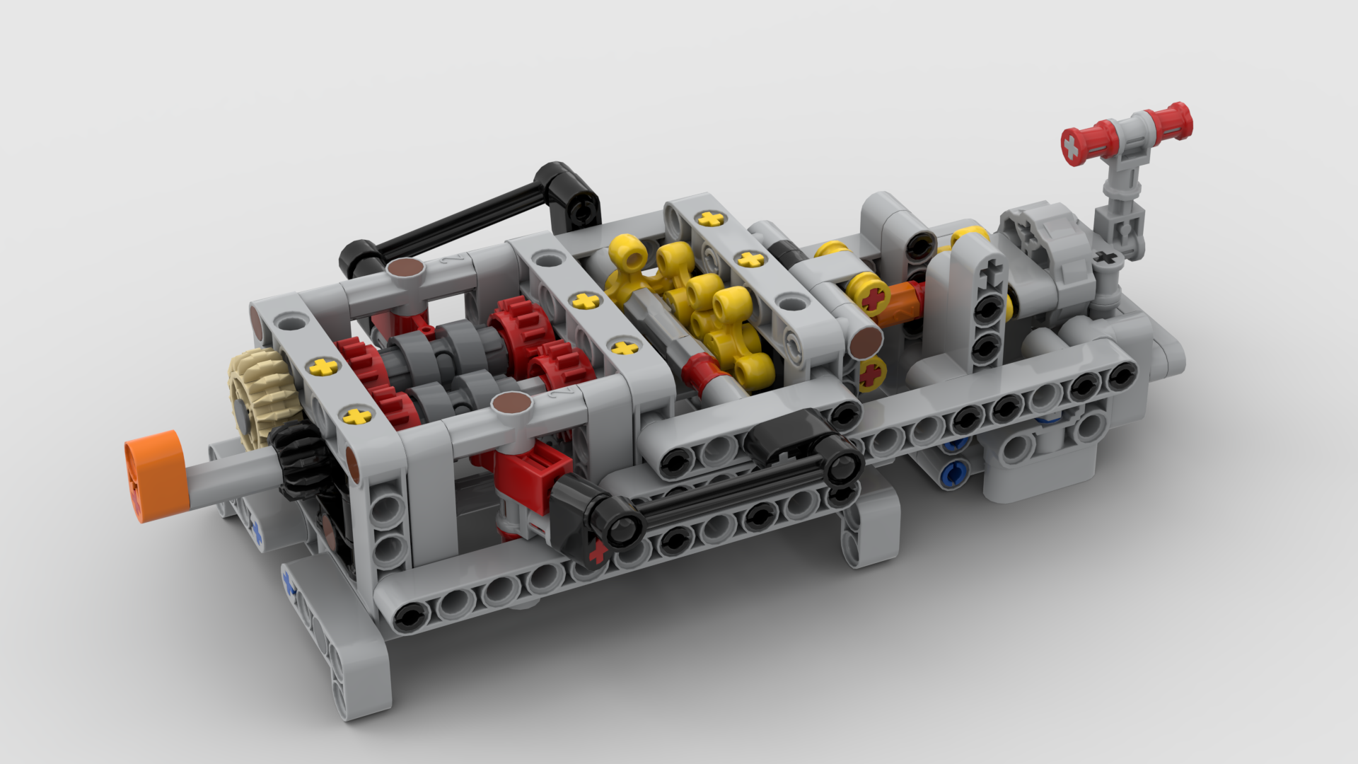 Sequential 4-speed gearbox