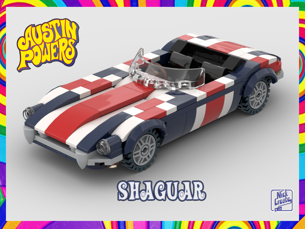 Austin Power's E-Type Jaguar, the "Shaguar"