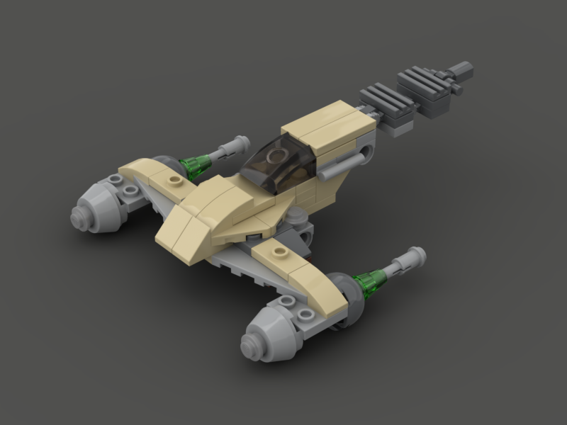 N-1 Starfighter (75129) alternate build