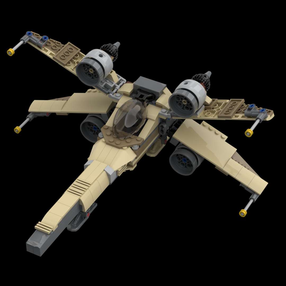 75084-1 Wookie X-Wing alternate build