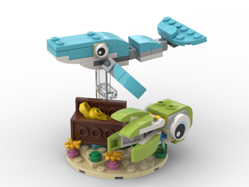 31128 Humpback Whale and Octopus